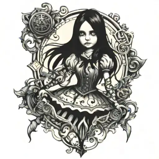 Alice madness returns tattoo tattoo design idea