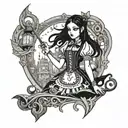 Alice madness returns tattoo tattoo design idea