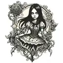 Alice madness returns tattoo tattoo design idea