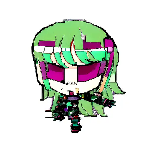 cyberpunk edgerunners tattoo design idea