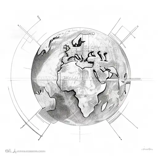 atlas god  tattoo design idea