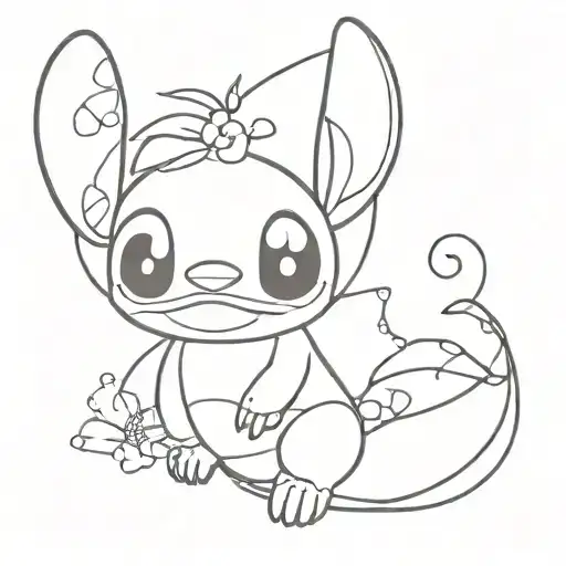 Stich tattoo design idea