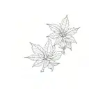 a cocoa tree tattoo design idea