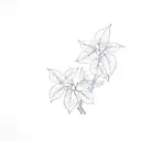 a cocoa tree tattoo design idea