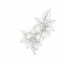 a cocoa tree tattoo design idea