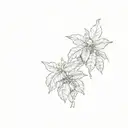 a cocoa tree tattoo design idea