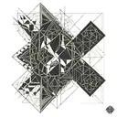 stoic virtues tattoo design idea