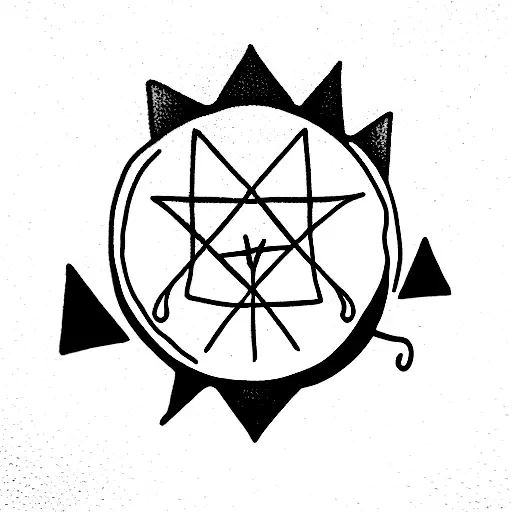 alchemy tattoo design idea