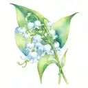 lily of the valley tattoo design idea