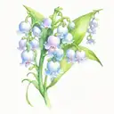 lily of the valley tattoo design idea