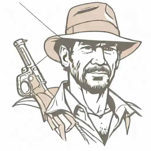 Indiana Jones tattoo design idea