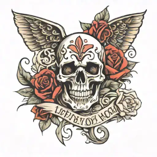 Life is not an honor to anyone's homeland tattoo design idea