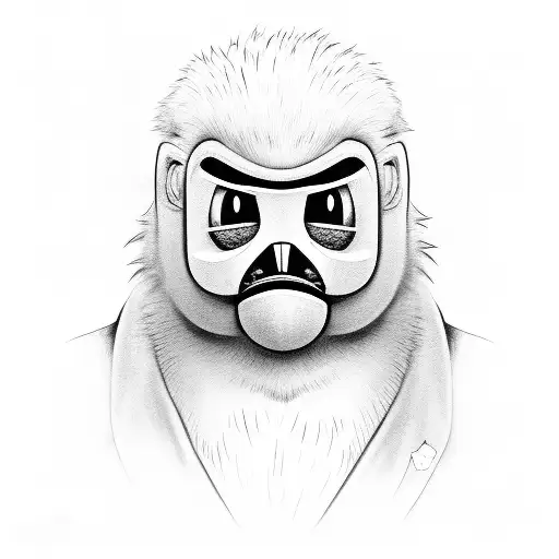 king knuckles tattoo design idea