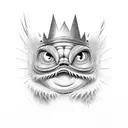 king knuckles tattoo design idea