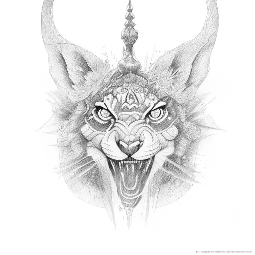 Dotwork "Cuncta Serio Accipe, Nihil Tamen Ad Te..." Tattoo Idea BlackInk