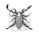 Scorpion tattoo design idea