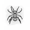 Spider tattoo design idea