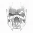 Linear silhouette of the fighter the undertaker tattoo design idea