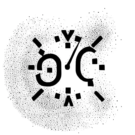 505 but can be read as SOS (clock font) tattoo design idea