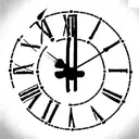 505 but can be read as SOS (clock font) tattoo design idea