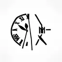 505 but can be read as SOS (clock font) tattoo design idea