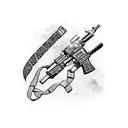 Australian army tattoo design idea