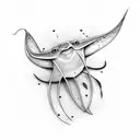 sting ray  tattoo design idea