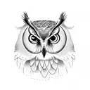  Sewing machine with owl tattoo design idea