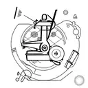  Sewing machine tattoo design idea