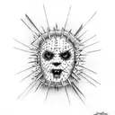 hellraiser pinhead tattoo design idea
