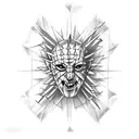 hellraiser pinhead tattoo design idea