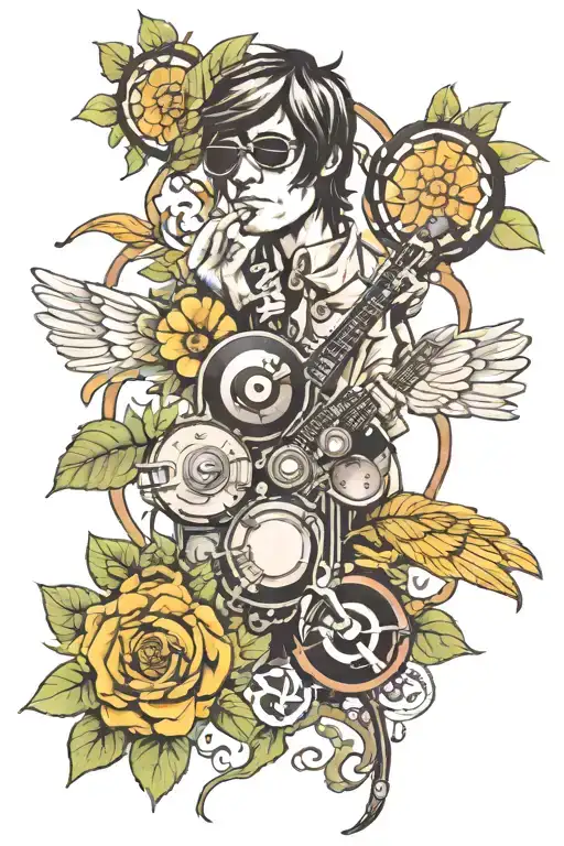 oasis the band   tattoo design idea