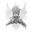 Odins ravens  tattoo design idea