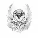 Odins ravens  tattoo design idea