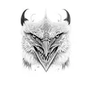 Odins ravens  tattoo design idea