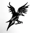 Odins ravens  tattoo design idea