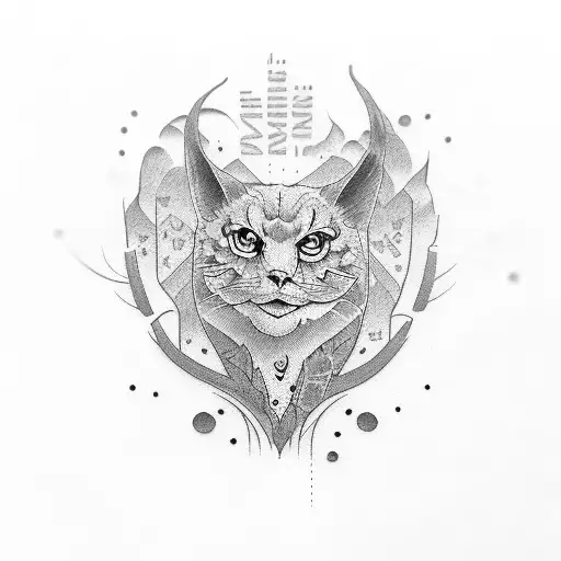 word Altai on russian language  tattoo design idea