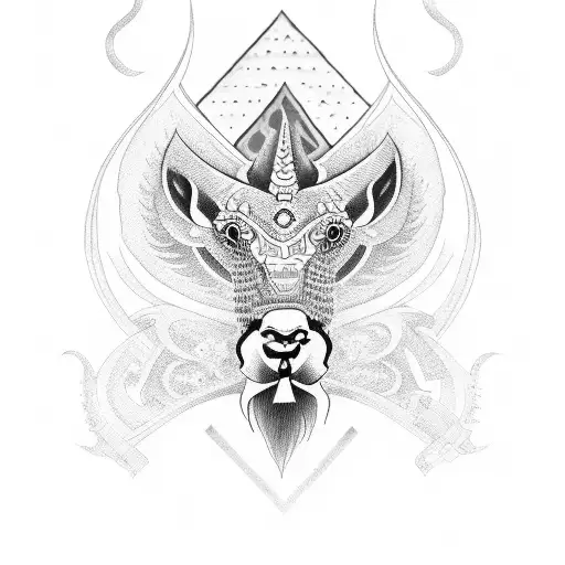 the word Altai in Russian, carved into the village tattoo design idea