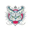 word Altai on russian language  tattoo design idea