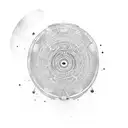 DJ turntables with Polynesian tribal designs tattoo design idea