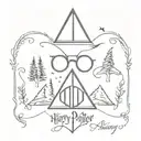 Harry Potter always tattoo design idea