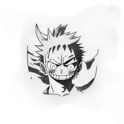 luffy, zoro, picoro, ban, gaara, zenitsu tattoo design idea
