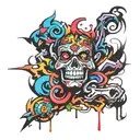 Crazy tattoo design idea