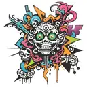 Crazy tattoo design idea