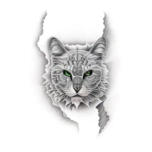 edge of cliff tattoo design idea