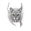 edge of cliff tattoo design idea