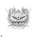 edge of cliff tattoo design idea