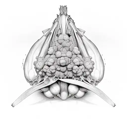 vegetables  tattoo design idea