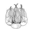 vegetables  tattoo design idea