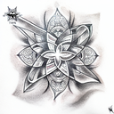 Star tattoo design idea